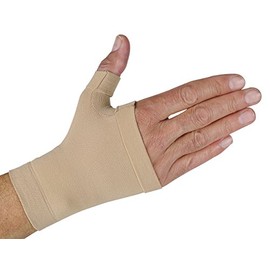 MANIFATTURA BERNINA Saniform 2024 Elastic Wrist Support with Compression for Carpal Tunnel Syndrome, beige