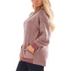 DOLNINE Plus Size Winter Tops for Women Oversized Sweatshirts Pockets