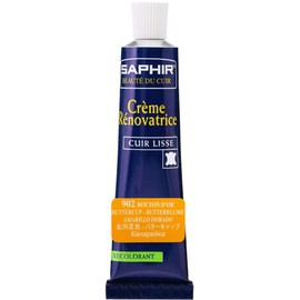 Safir Blue Leather Products, Synthetic Leather Scratches, Renovating Color, Repair, Cream Tube, 0.9 fl oz (25 ml), Shoes, Bag, Jacket, Sofa, Faded Leather, Leather, Coloring, Paint, 902, Butter Cap,