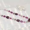 FULU AUTUMN Long Pearl Necklace Women's Boho Long Stone Necklace