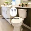 Semetall Toilet Flush Handle-Push Button Tank Handle Replacement, Side Mount