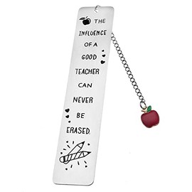 Teacher Appreciation Bookmark Gifts for Women Men Teacher Graduation Retirement Gifts for Her Him Birthday Christmas Gift for Teachers from Student Class Teacher's Day Gifts Book Marks