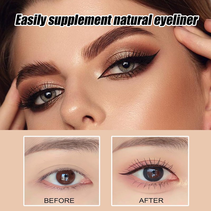 ZWWOGE Braun Gel Eyeliner, Wasserfest Langanhaltende Creme Eye Liner Gel,