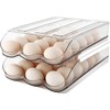 Egg Storage Container, Stackable Rolling 18 Egg Tray – Premium