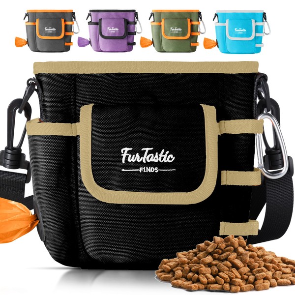 FurtasticFinds Dog Treat Pouch with Quick-Release Magnetic Closure, 4.5 Cup