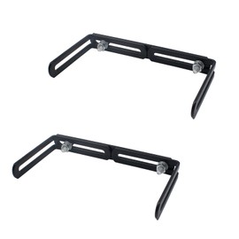 2 Sets Adjustable Universal Mounting Bracket for CB/ham Radio Transceiver & Scanners CB Radio Mount, Adjust from 6.3" to 10.6" in Width