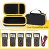 Peyyargo Storage Case Compatible with Fluke 117/116/115/114/113/233 Digital Multimeter (Black+Yellow)