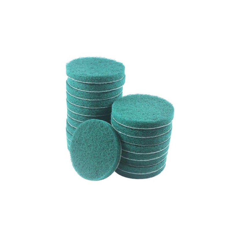 JUNLIXN 5 Inch 180 Grit Drill Brush Scrubber Scouring Pads,