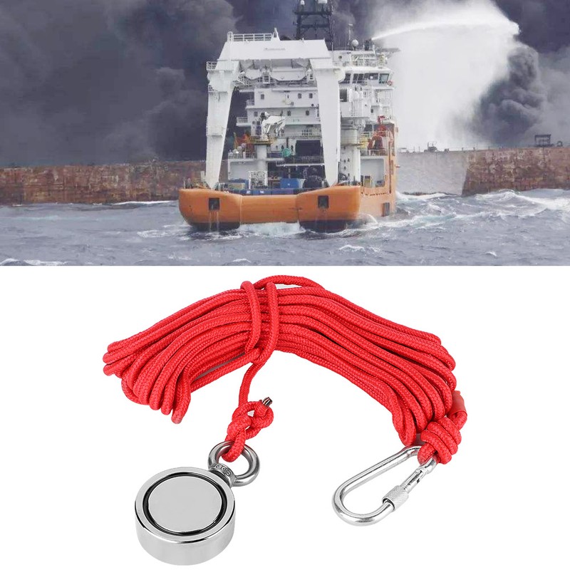 300KG Strong Pull Sea Fishing Hunting Salvage Recovery Magnet with