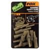 Fox Edges Running Safety Clips Trans Khaki Pack Of 8