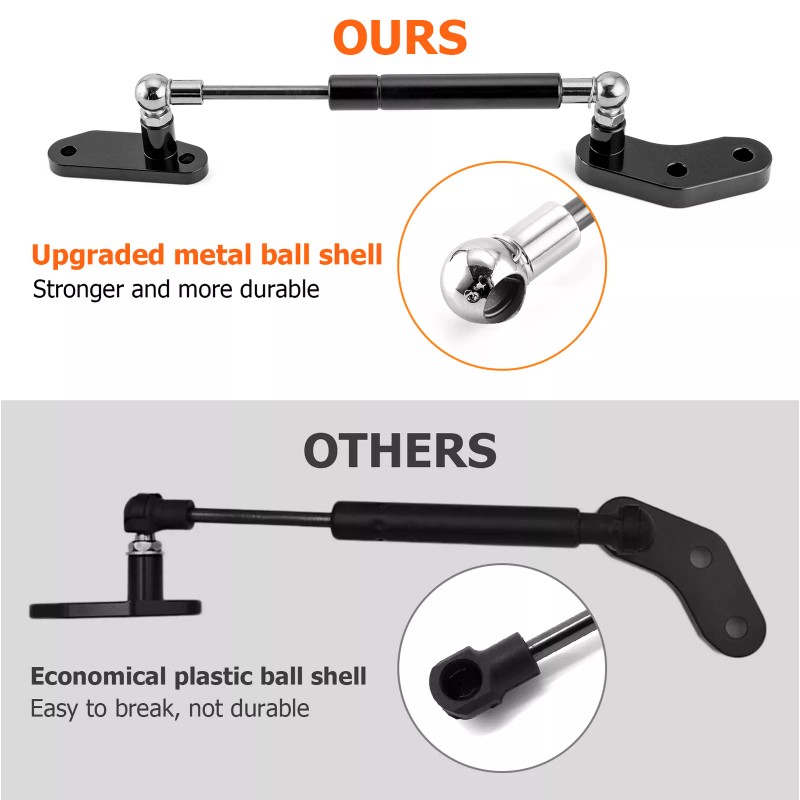 DYSO 4Pcs Front Rear Door Opener Kit Shock Struts Fit