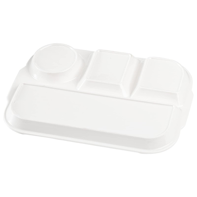 TOPZEA 4 Pack Divided Dinner Trays, Ceramic Serving Platter Dinner