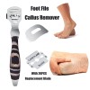MISS SALLY Pedicure Foot File Kit, 20-Blade Callus Remover, Heel