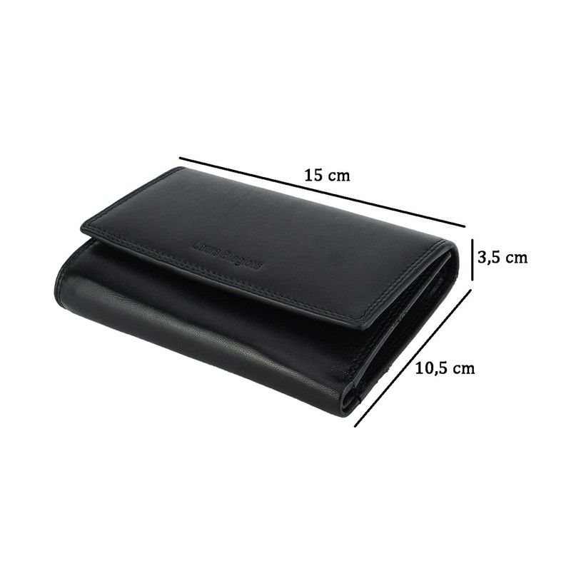 Laura Biagiotti Ladies Genuine Leather Large Wallet with Gift Box,