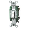 Leviton 30 Amp, 120/277 Volt, Toggle Double-Pole AC Quiet Switch,