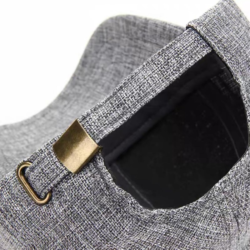 Lovechic Men's Cap, Large Size, Deep Linen, 24.0 - 26.0