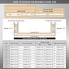 AOLISHENG Full Extension Drawer Runners 250 mm Drawers Rail System