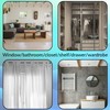 Tabanzhe Curtain Rods-2PCS Extendable Curtain Rod 30-50cm Long Adjustable Tension