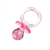 12 Extra Large Plastic Baby Shower Pacifiers 2.5" Long -