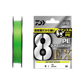 DAIWA 0.4-200 PE Line UVF PE Dura Sensor X8EX + Si3 Lime Green M