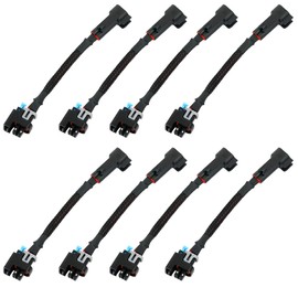 Michigan Motorsports EV6 to Delphi Multec Fuel Injector Adapter Connector Plug and Play Adapter Harness (8)