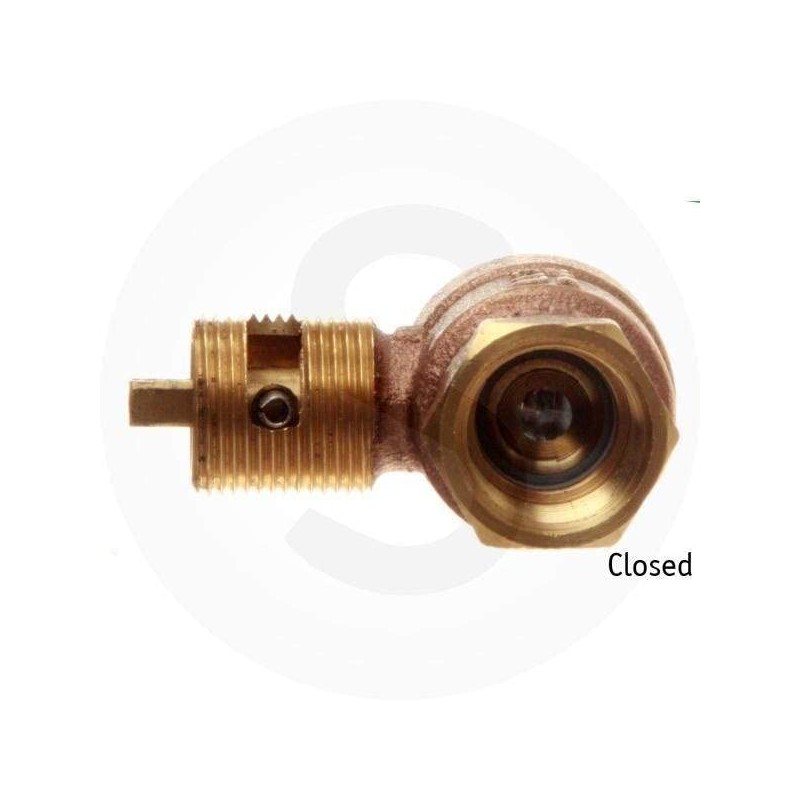 HPC Fire 3/4-Inch Straight Gas Fire Pit Shut Off Valve