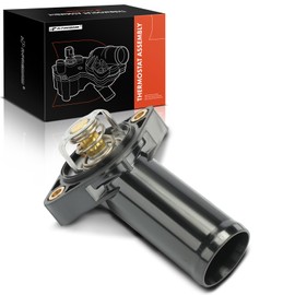 A-Premium Engine Coolant Thermostat Housing Compatible with Jeep Wrangler JK 2007 2008 2009 2010 2011 V6 3.8L - Replace for# 4666149AA