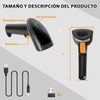 WELIKERA Escáner de Código de Barras Bluetooth, 2D 1D Lector