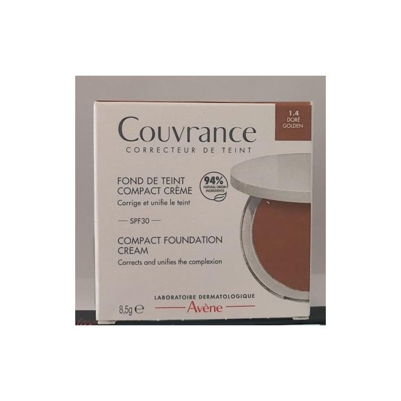 Avene Couvrance Compact Cream Foundation 1.4 Gold 8.5 g