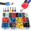 Lytool Wire-Ferrule Kit 1200pcs:Ferrule-Connectors, Double Ferrules Terminal Set, Insulated Ferrule