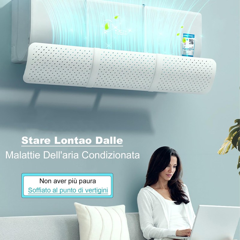 Air Conditioning Wind Deflector, Wind Deflector for Cold Air Conditioning,