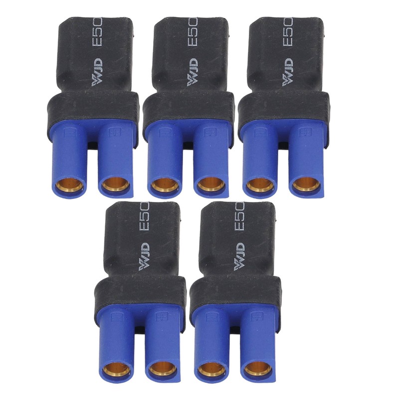 5Pcs EC5 to XT60 Adapter Rubber Plastic Copper Sturdy Accurate