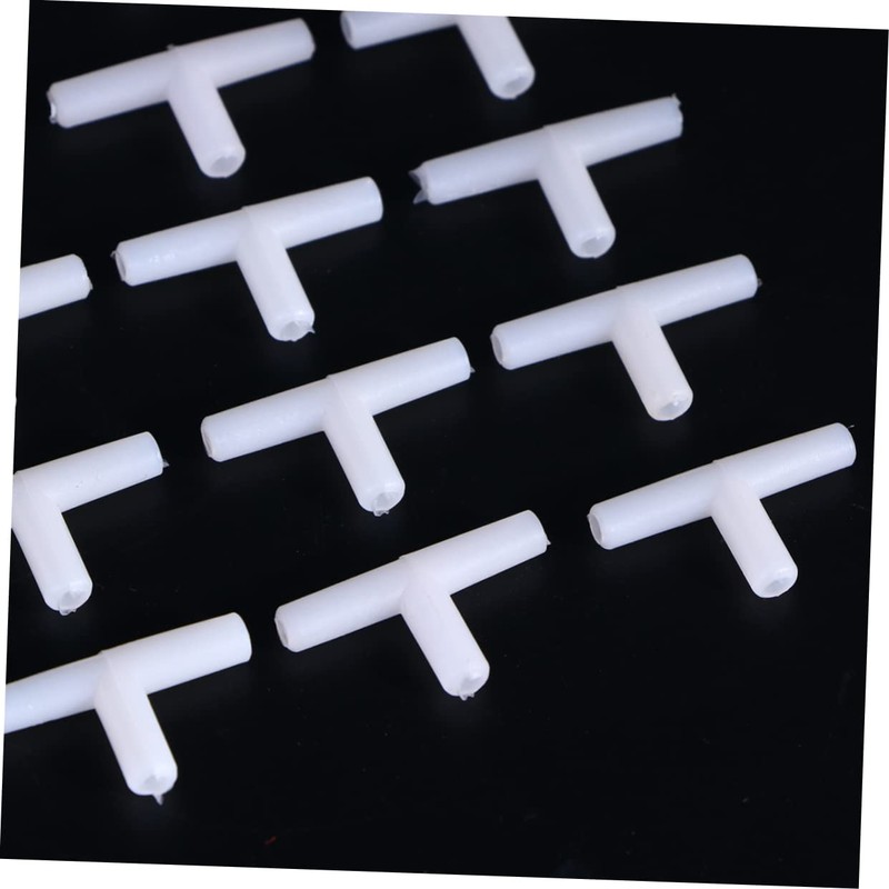 BUGUUYO Air Connector Kit 40pcs Plastic Inline Tubing for Aquarium