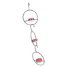 3 Pcs Hummingbird Feeder Metal Hanging Bird Feeder for Outdoor
