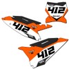 2025 SX SG63 Custom MX Number Plates Senge Graphics Kit