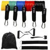 BalanceFrom Resistance Band Set de 5 Stackable Exercise Bands with
