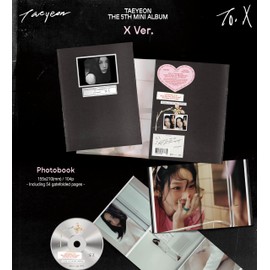 TAEYEON TO.X 5th Mini Album X Version CD+1p Folded Poster on Pack+104p PhotoBook+1p PostCard+1p Frame Photo+1p PhotoCard+Tracking Sealed TO. X