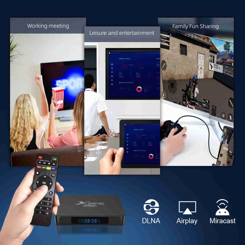 TV Box 1GB+8GB 2.4G 5G Dual Band Wifi UHD 4K