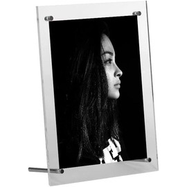 R-STYLE Clear Clear Acrylic Panel Make Memories Shine Forever Acrylic Photo Frame Picture Frame Stand Type Transparent Picture Frame for Tabletop Display Pictures, Paintings, Awards, etc. (A4)