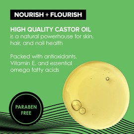 True+Real 100% Pure Castor Oil – Cold-pressed, Hexane Free, Unrefined, Premium USP Castor Oil, 1 Gallon