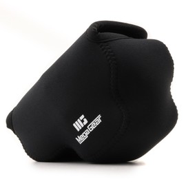 MegaGear MG1355 Olympus OM-D E-M10 Mark III, E-M10 Mark II (14-42mm EZ Lens) Ultra Light Neoprene Camera Case - Black