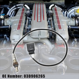 X AUTOHAUX Car oxygen sensor air fuel ratio O2 sensor 03D906265 for VW Polo 9N 6R 2003-2009