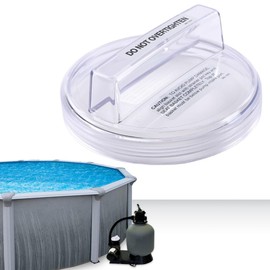 G-PLUS Clear Filter Cover/Strainer lid 1121-1429 (Fits 3 different pumps) Fit Lomart Ultra Promega 3, Embassy High Performance Pump and Doughboy Powerline XP.