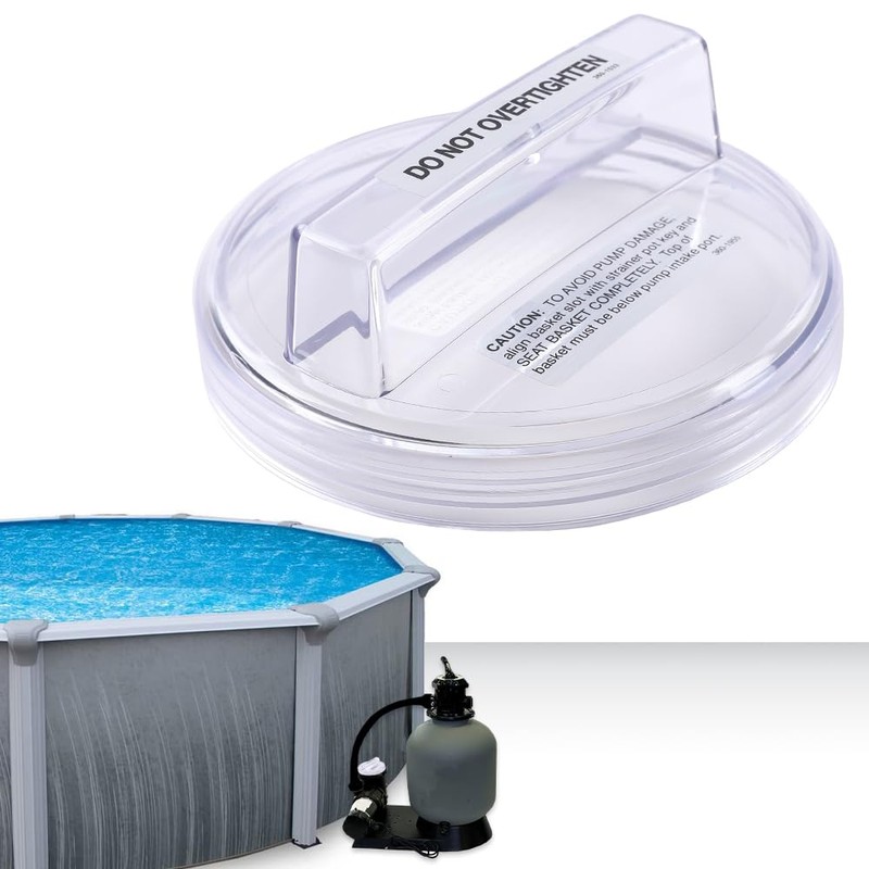 G-PLUS Clear Filter Cover/Strainer lid 1121-1429 (Fits 3 different pumps)