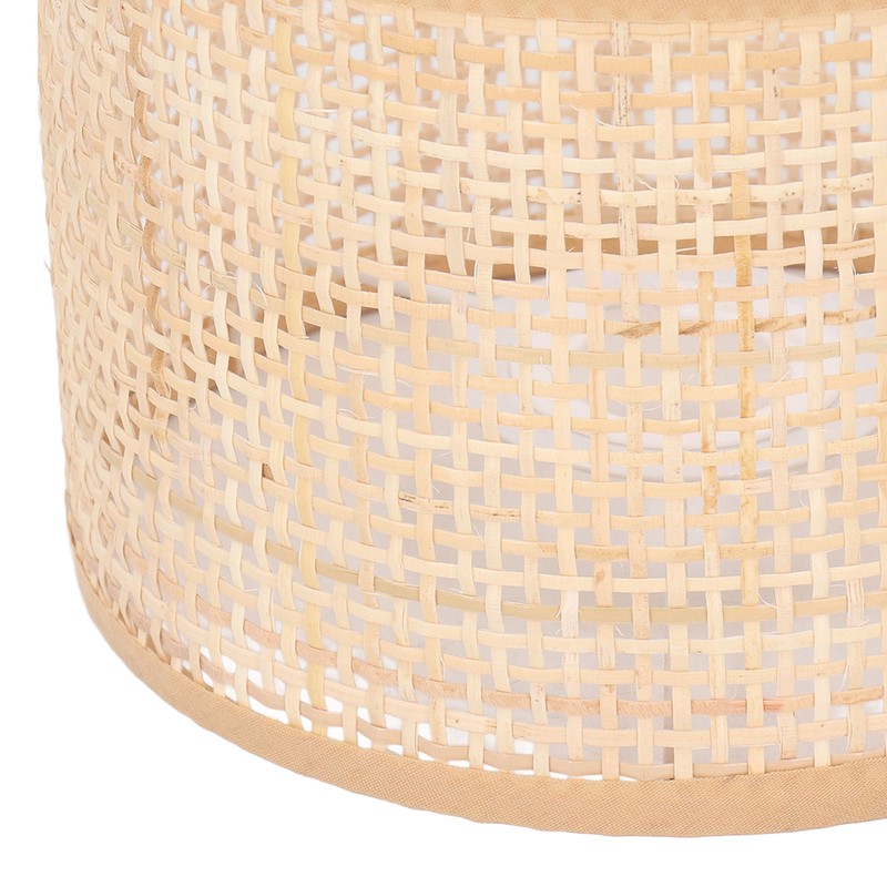 Rattan Lamp Shade Replacement Woven Basket Chandelier Vintage Hanging Table