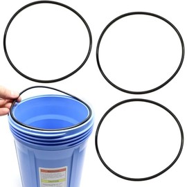 (3 Pack) Pentek, Pentair Agua 151122 Big Blue Junta Tórica Buna-N oring by Capitán Junta Tórica, Negro, 3