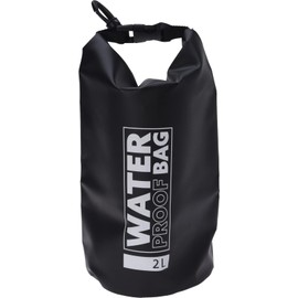 MIJOMA Waterproof bag, dry bag, outdoor dry bag, water proof bag, protection against water, dirt, sand for valuables, beach, holiday, boat, camping, black