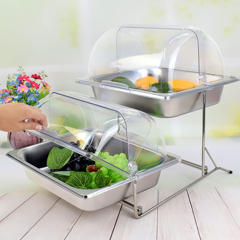 Clear Acrylic Cake Stand Cover - 13" x 10" x