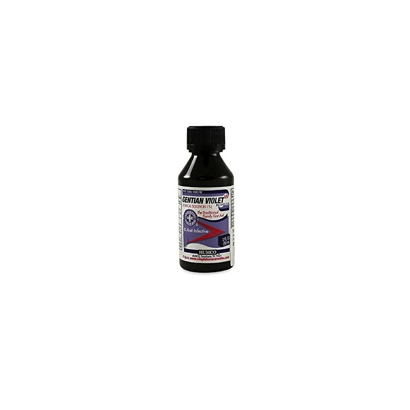 Humco K967380 Gentian Violet (TOPICAL SOLUTION 1%) 2 FL OZ,