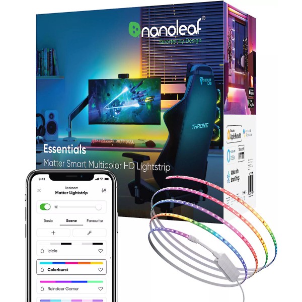 Nanoleaf Smart Multicolor HD Lightstrip 16.4ft